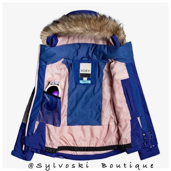 🔥ROXY Girl's Bamba Girl Snow Jacket NWT - Picture 2 of 6